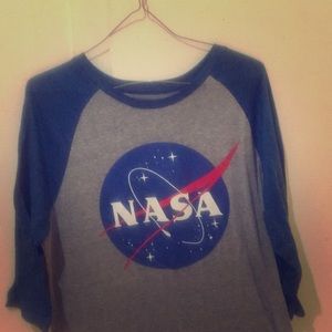 3/4 nasa t shirt